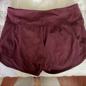 COPY - Lululemon Speed Up shorts size 6